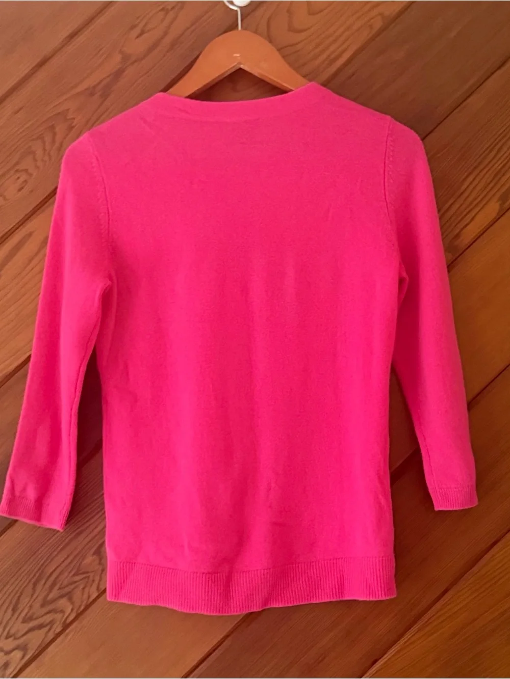 Talbots Petite 100% Pure Cashmere Crewneck Sweater Pink SP - Read Description